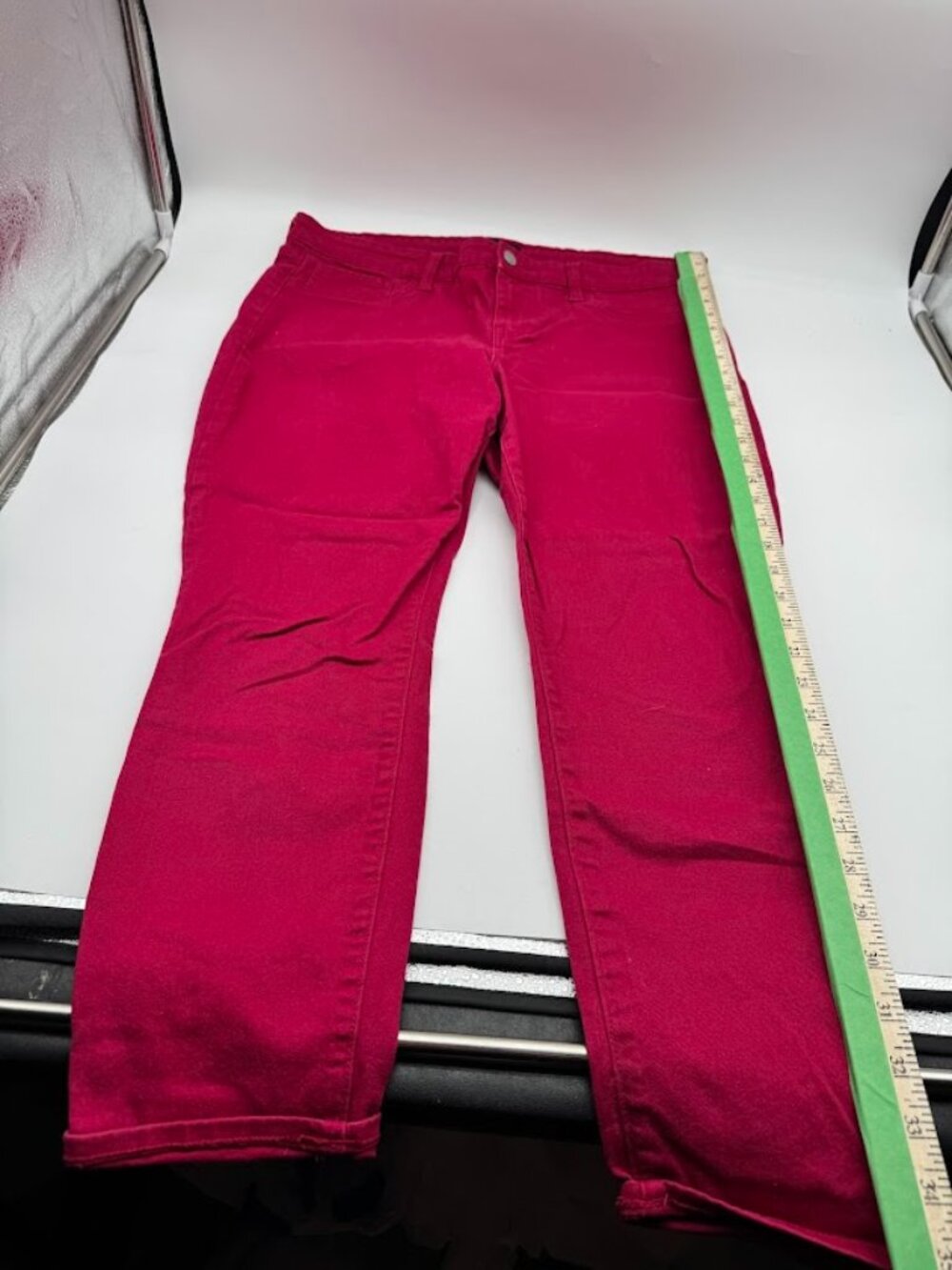 Pink Colorblock Gap Denim Leggings- size 14